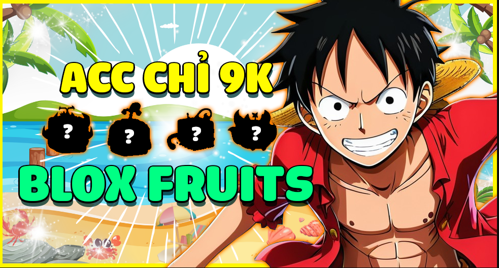 Random Acc Blox Fruit 9k